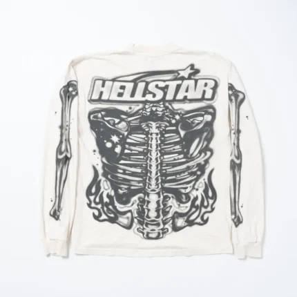 Hellstar Airbrushed Bones Long-sleeved Shirt