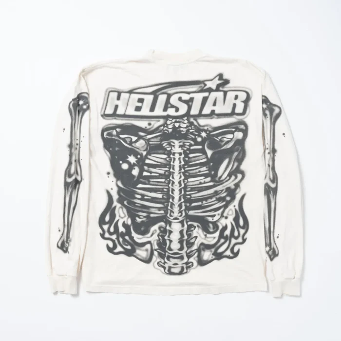 Hellstar Airbrushed Bones Long-sleeved Shirt