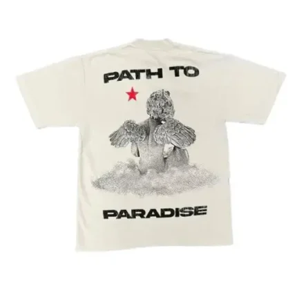 Black & Cream Hellstar Studios Path To Heaven Shirt