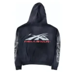 Hellstar Airbrushed Skull Black Hoodies