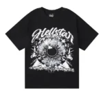 Black Hellstar American Eyeball Basic T-shirt