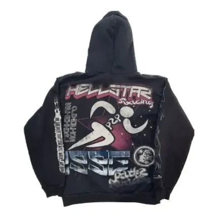 Hellstar Spiritual Olympics Stylish Black Hoodie