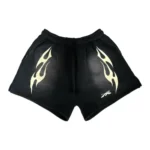 Hellstar Sports Fire Shorts Black