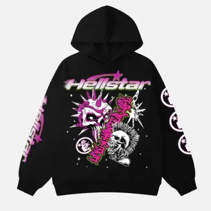 Hellstar Love Lifestyle Black Hoodie