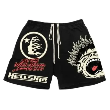 Hellstar Studios Noise Black Classic Shorts