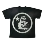 Black and Blue Hellstar Shirt with Logo