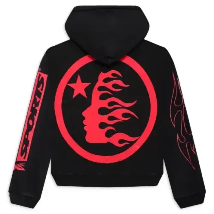 Hellstar Black Sports Future Fire Tracksuit