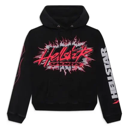 Hellstar Black Sports Future Fire Tracksuit