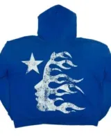 Hellstar Records Meditation Blue Hoodie