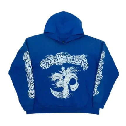 Hellstar Records Meditation Blue Hoodie