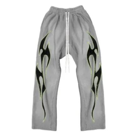 Hellstar Grey Flame Sweatpants