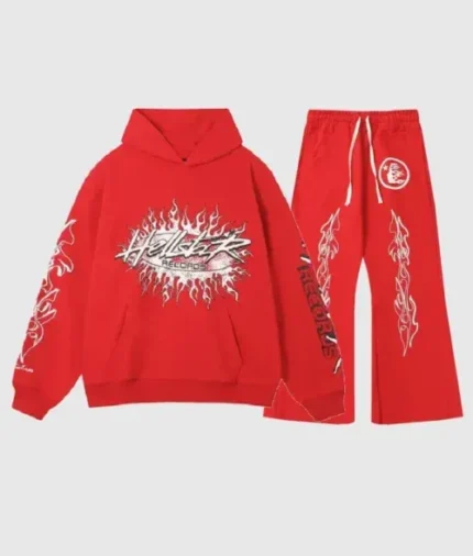Hellstar Studios Records with Red Tracksuit