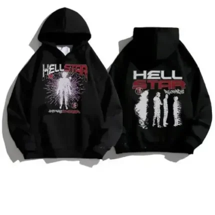 Hellstar Men’s Vintage Studios Retro Black Hoodie