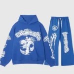 Hellstar Unisex Studios Mentation Tracksuit Blue