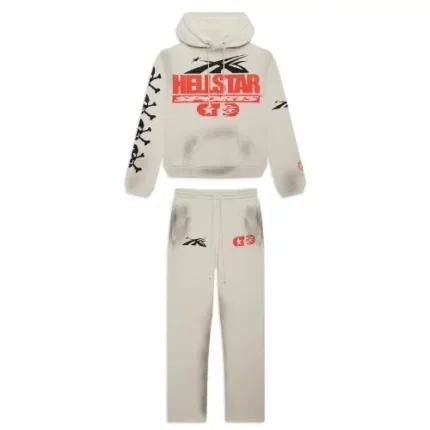 Hellstar If You Don’t Like Us Beat Us Tracksuit White